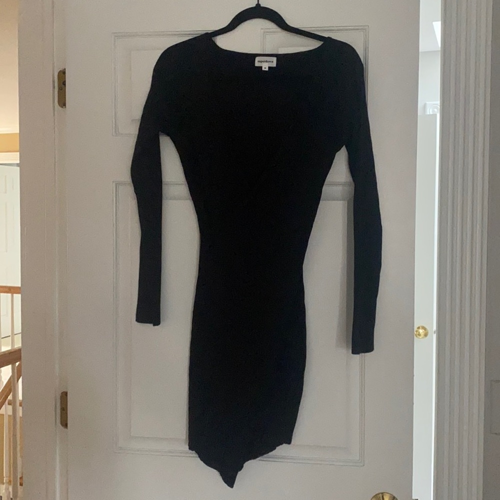 Black long sleeve dress